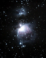 Orion Nebula and "running man" nebula