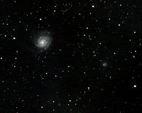M101 - "pinwheel" galaxy - 21 million light years from earth