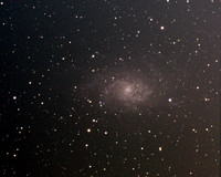 triangulum galaxy - M33 photographed January 2022